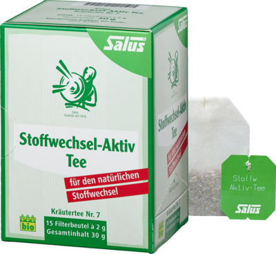 STOFFWECHSEL-AKTIV Tee Kräutertee Nr.7 Bio Salus